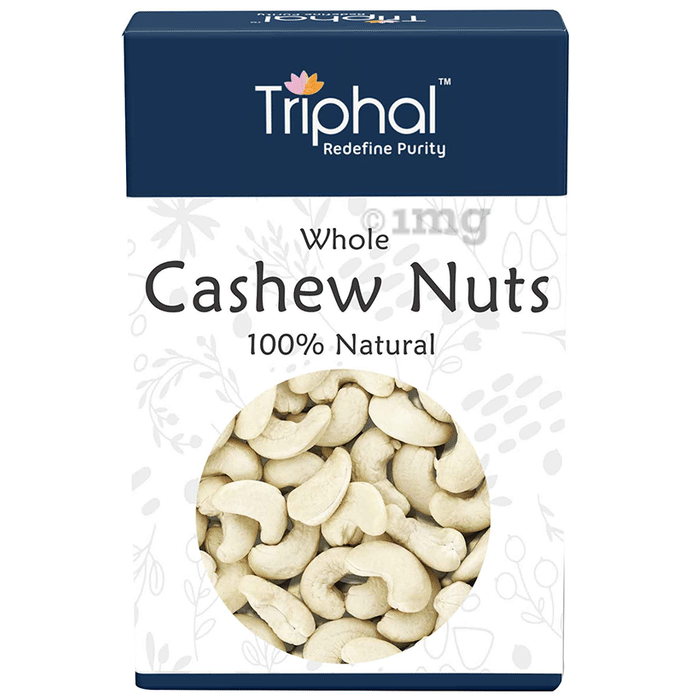 Triphal 100% Whole Cashew Nuts for Heart Health & Weight Management