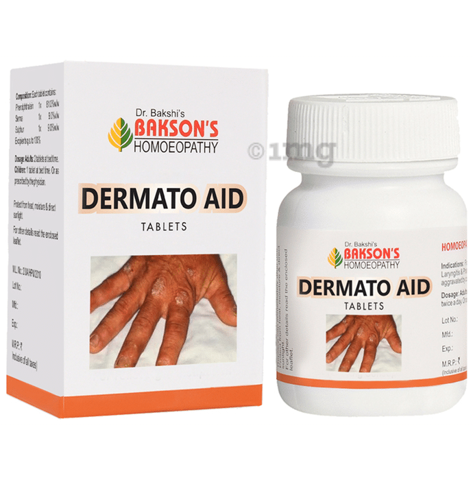 Bakson's Homeopathy Dermato Aid Tablet