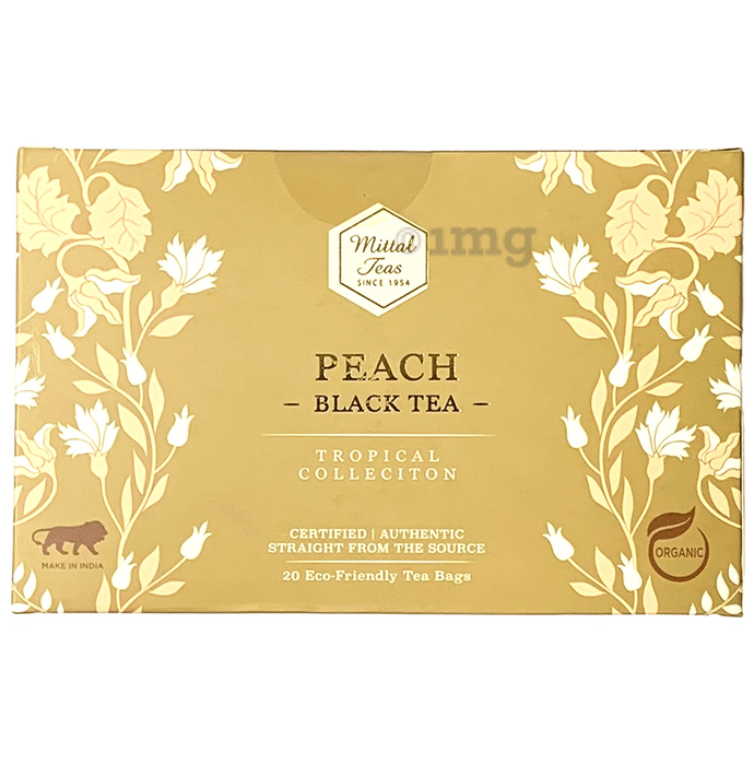 Mittal Teas Peach Black Tea Bag (20 Each) Buy combo pack of 3.0 Packs at best price in India 1mg