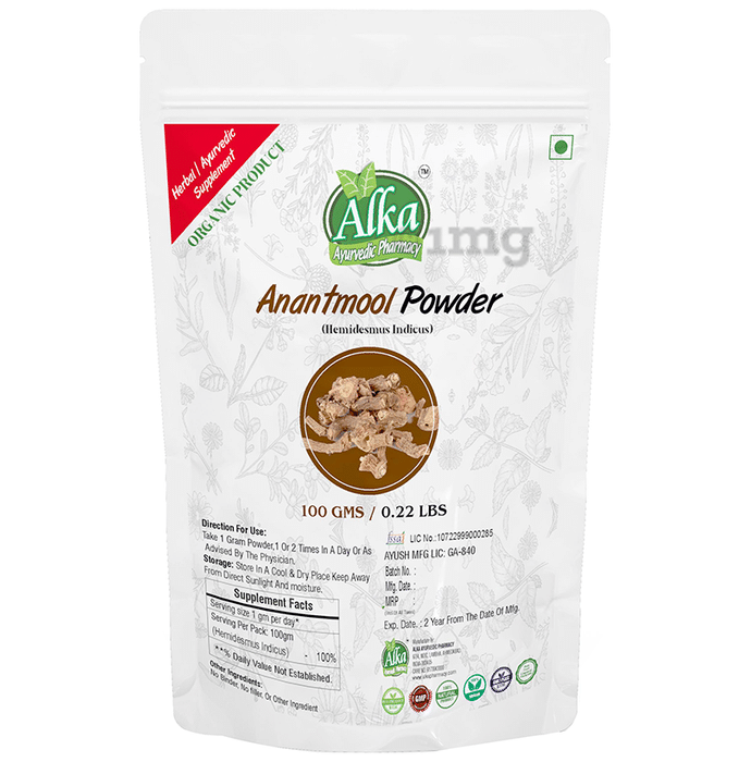Alka Ayurvedic Pharmacy Anantmool Powder
