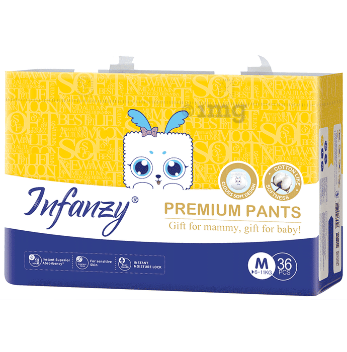 Infanzy Premium Diaper (36 Each) Medium