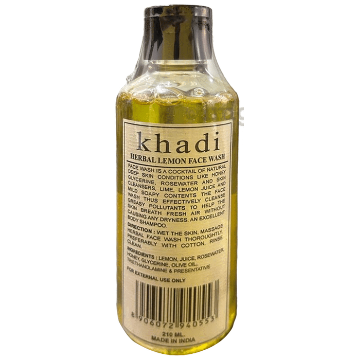 Khadi Herbal Lemon Face Wash