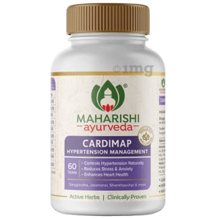 Maharishi Ayurveda Cardimap Tablet | Reduces Stress & Anxiety | Supports Heart Health