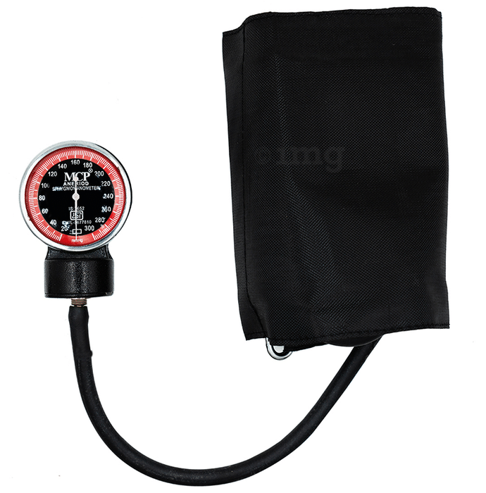 MCP Aneroid Type Manual Blood Pressure Monitor Sphygmomanometer Red and Black