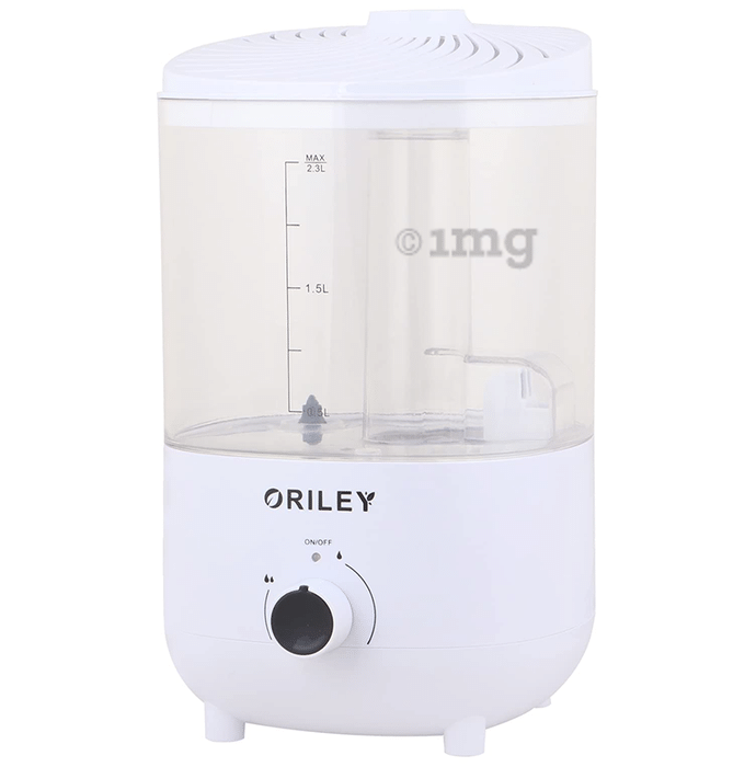Oriley 2111C Ultrasonic Cool Mist Humidifier Transparent White