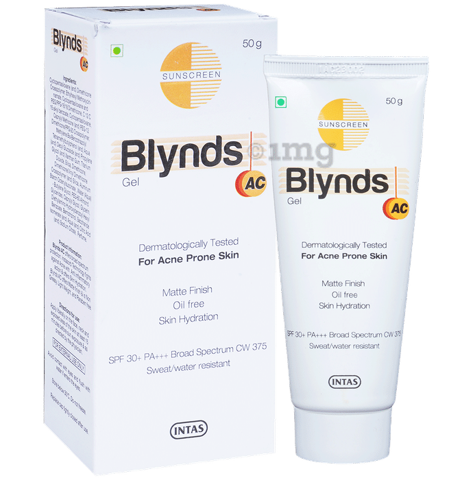 Blynds AC Gel SPF 30+ PA+++ for Skin Hydration | For Acne-Prone Skin