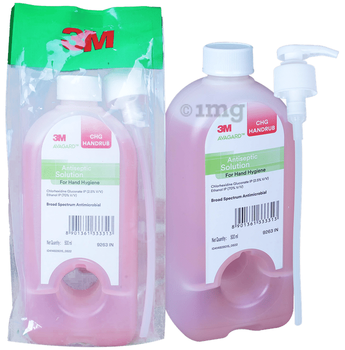 3M Avagard CHG Handrub Hand Sanitizer Antiseptic Solution