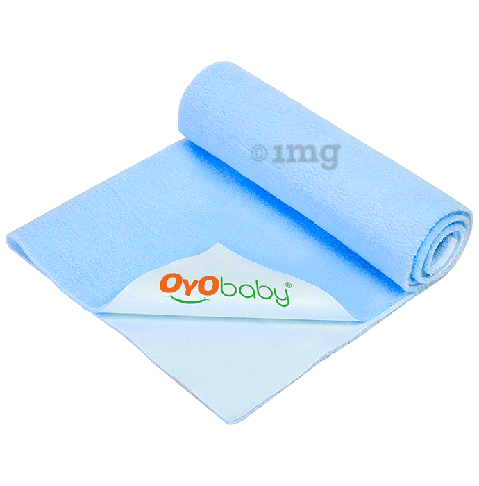 Oyo Baby Waterproof Bed Protector Baby Dry Sheet XL Blue Buy packet of 1.0 Sheet at best price