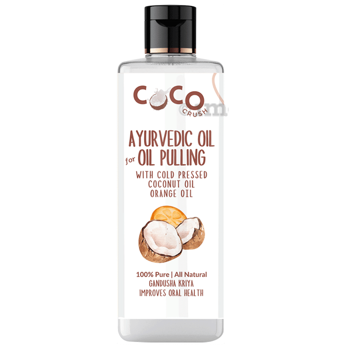 Coco Crush Ayurvedic Oil for Oil Pulling with Cold-pressed Coconut Oil & Orange Oil