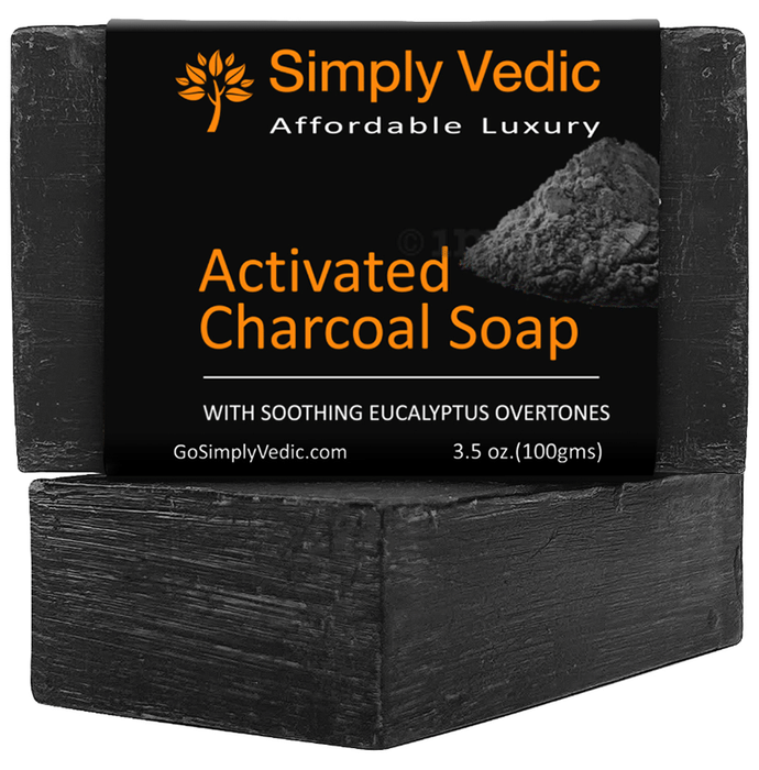 Simply Vedic Charcoal Eucalyptus Soap
