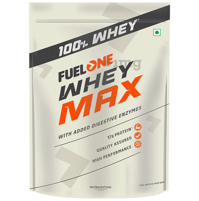 Fuel One Whey Max, Whey Protein Concentrate & Whey Protein Isolate Chocolate Powder