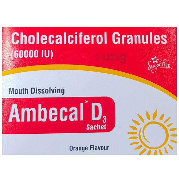 Ambecal D3 Sachet Orange Sugar Free