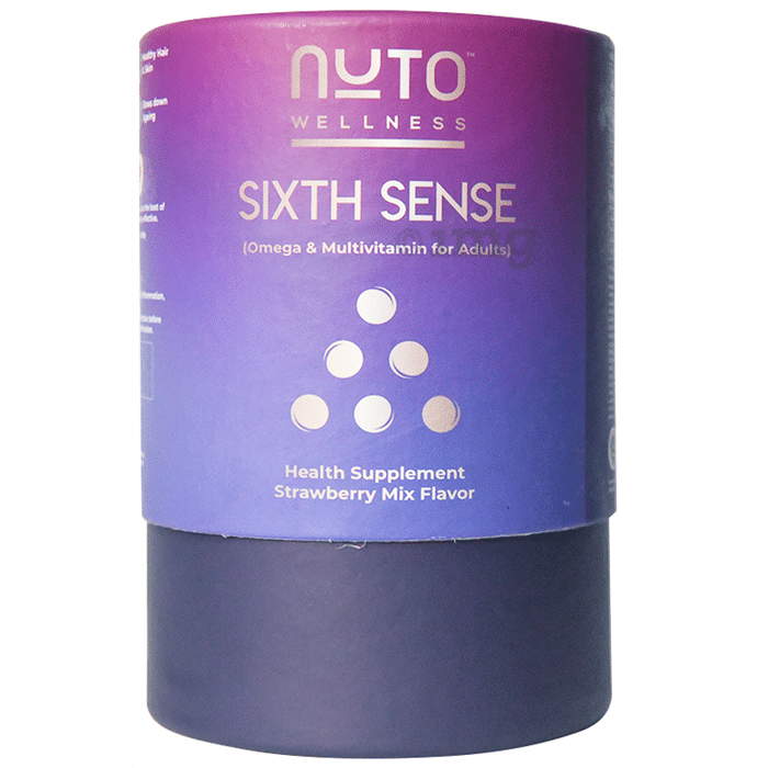 Nuto Wellness Sixth Sense Gummies Strawberry Mix