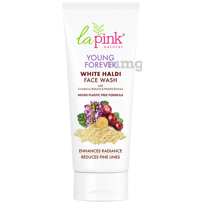 La Pink Young Forever White Haldi Face Wash For Reducing Fine Lines