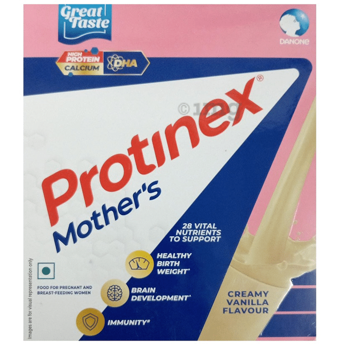 Protinex Mother’s Drink with DHA, Calcium & Protein | Flavour Cream Vanilla Powder Refill Pack