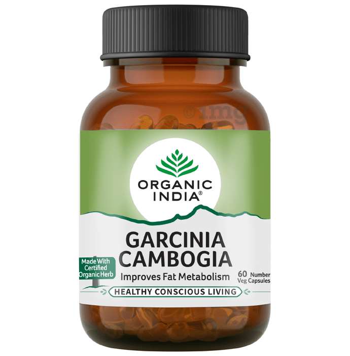 Organic India Garcinia Cambogia Veg Capsule | For Weight Management & Fat Metabolism