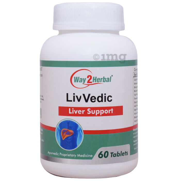 Way2Herbal Liv Vedic Liver Support Tablet