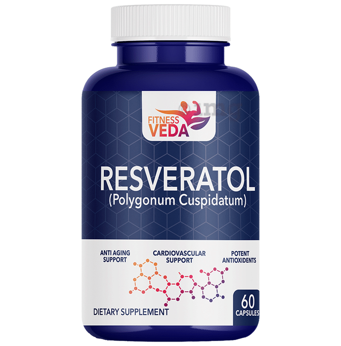 FitnessVeda Resveratol (Polygonum Cuspidatum) Capsule