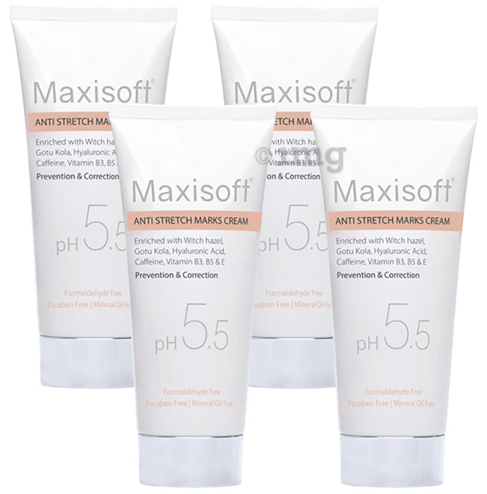 Maxisoft PH 5.5 Anti Stretch Mark Cream (100gm Each)