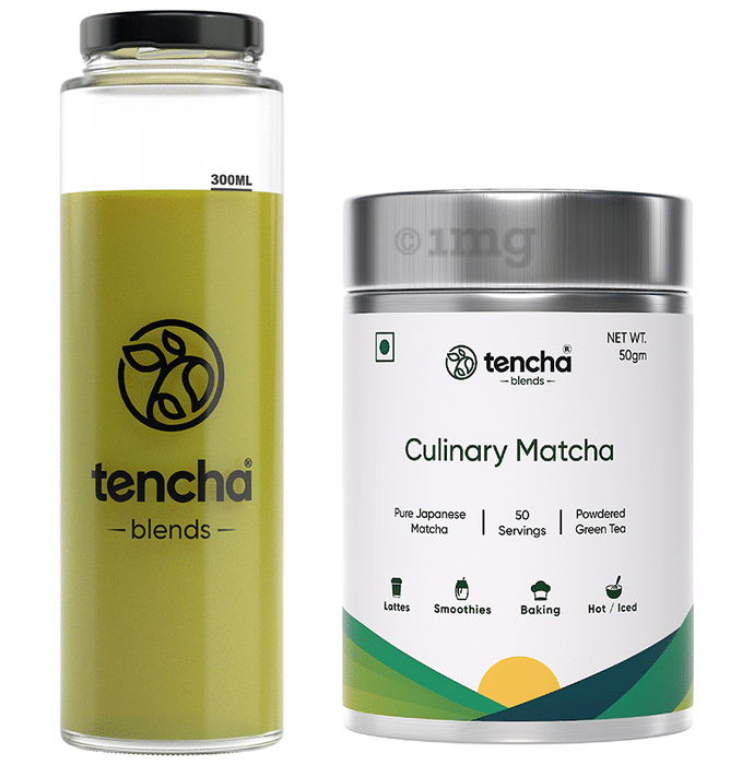 Tencha Blends Culinary Matcha Green Tea (50gm Each) with Tumbler Free