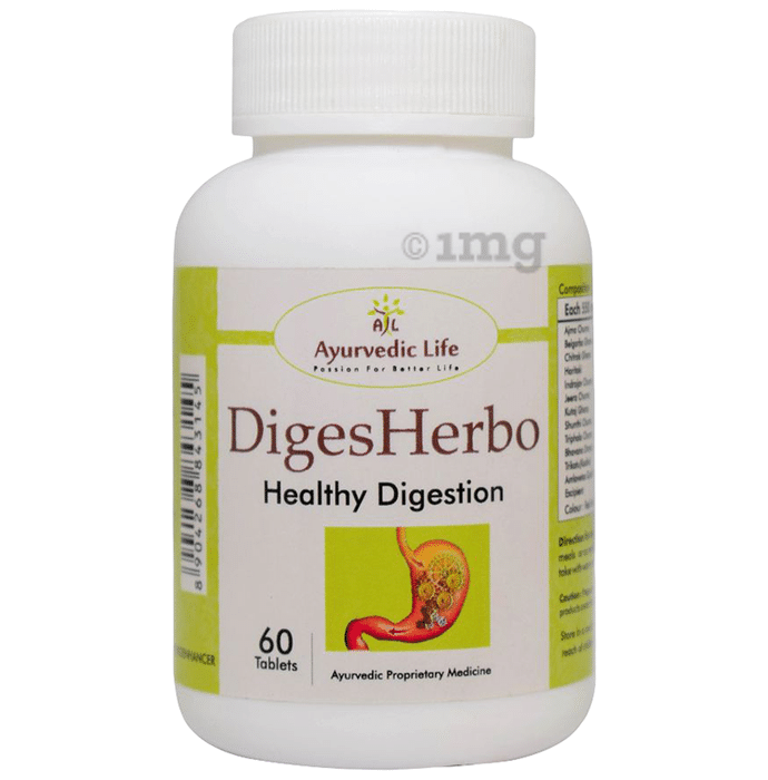 Ayurvedic Life Digesherbo Healthy Digestion Tablet