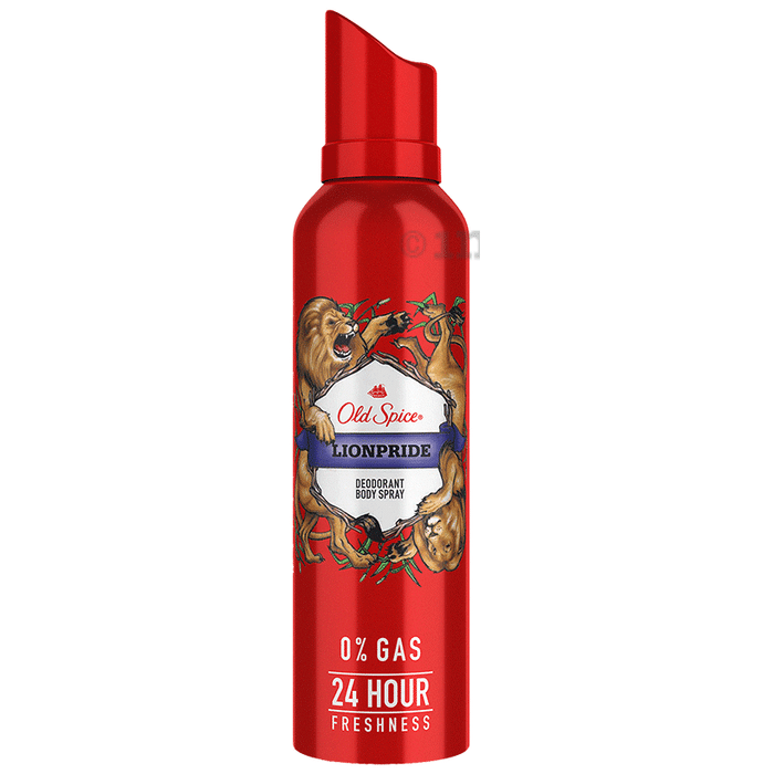 Old Spice Lionpride Deodrant Body Spray | 0% Gas | 24 Hours Freshness