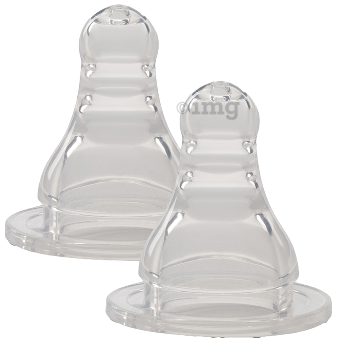 Vega Baby & Mom 0+ Month Baby Nipple Regular Neck Small