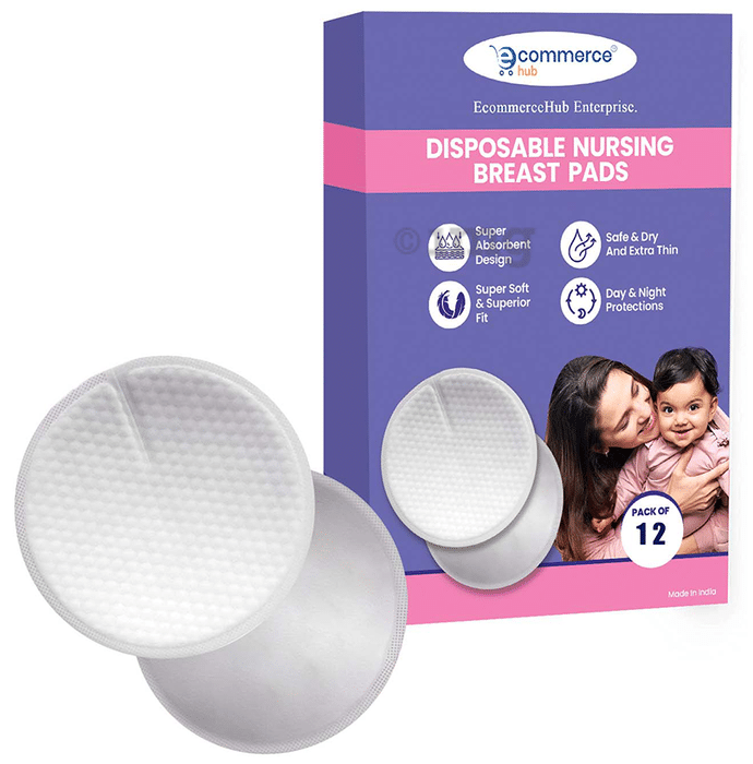 EcommerceHub Disposable Nursing Breast pad: Buy box of 12.0 Breast