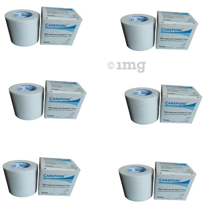 Carepore Microporous Surgical Tape 5cm x 9.14m