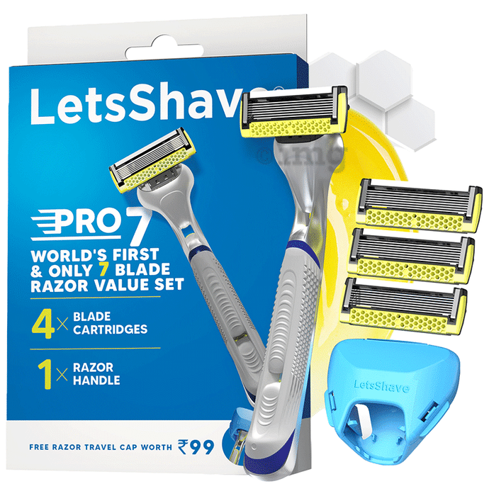 LetsShave Pro 7 Max Razor Value Kit