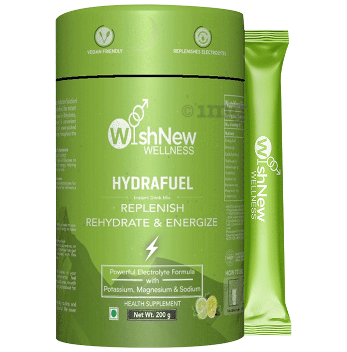 Wishnew Wellness Hydrafuel Replenish, Rehydrate & Energize with
