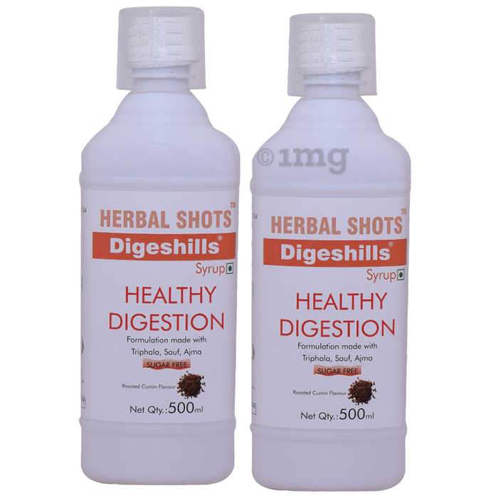 Herbal Shots Digeshills Syrup Pack of 2
