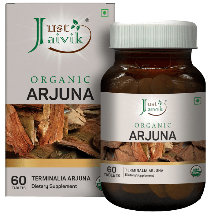 Just Jaivik Organic Arjuna Tablet