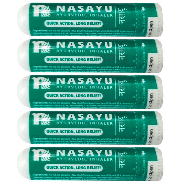 Nasayu Ayurvedic Inhaler (0.5ml Each)