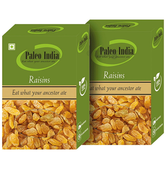 Paleo India Kishmish Golden Raisins (500gm Each)