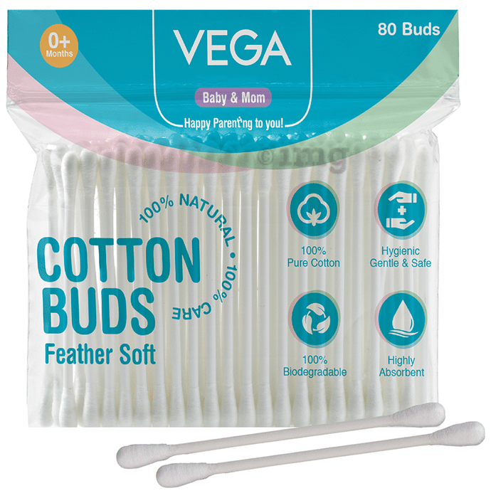 Vega Baby & Mom Cotton Buds