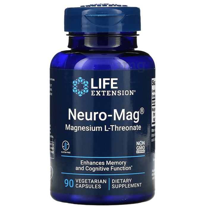 Life Extension Neuro-Mag Magnesium L-Threonate Vegetarian Capsule