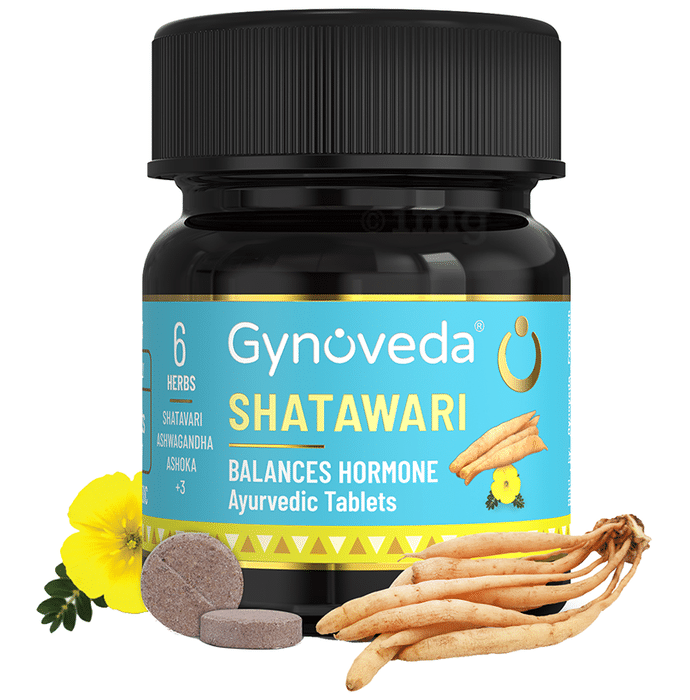 Gynoveda Shatawari Balances Hormone Ayurvedic Tablet (60 Each)