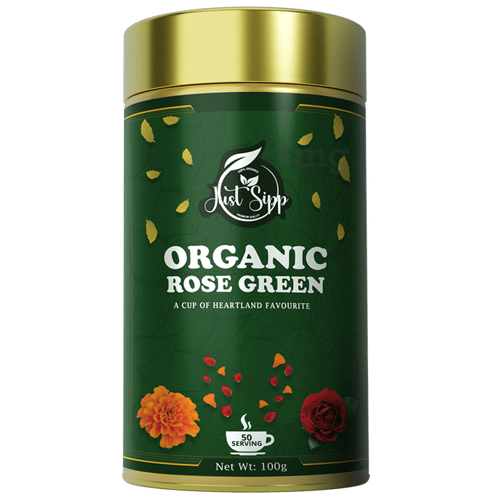 Just Sipp Organic Rose Green Tea