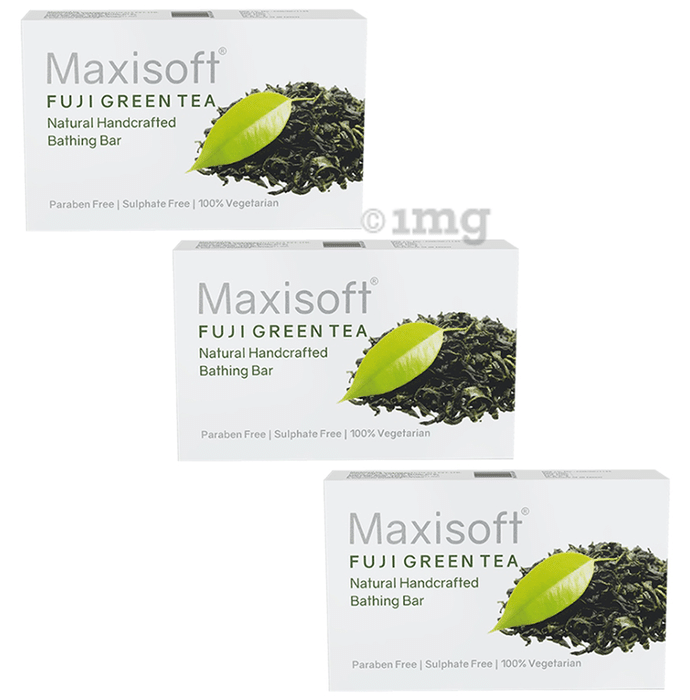 Maxisoft Fuji Green Tea Bathing Bar (75gm Each)