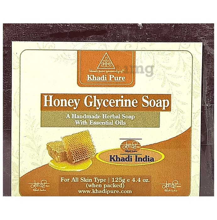 Khadi Pure Herbal Honey Glycerin Soap