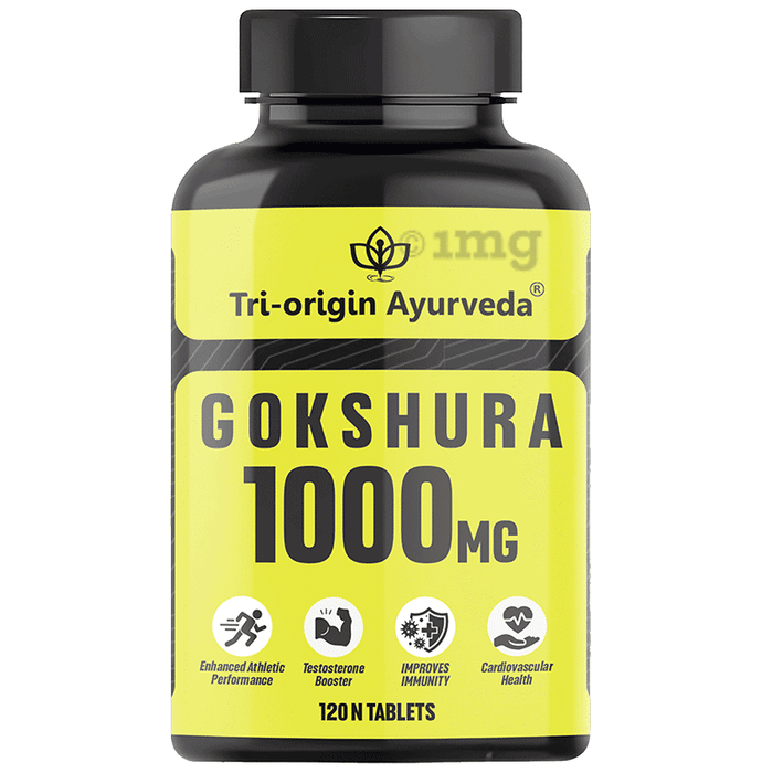 Tri-Origin Ayurveda Gokshura 1000mg Tablet