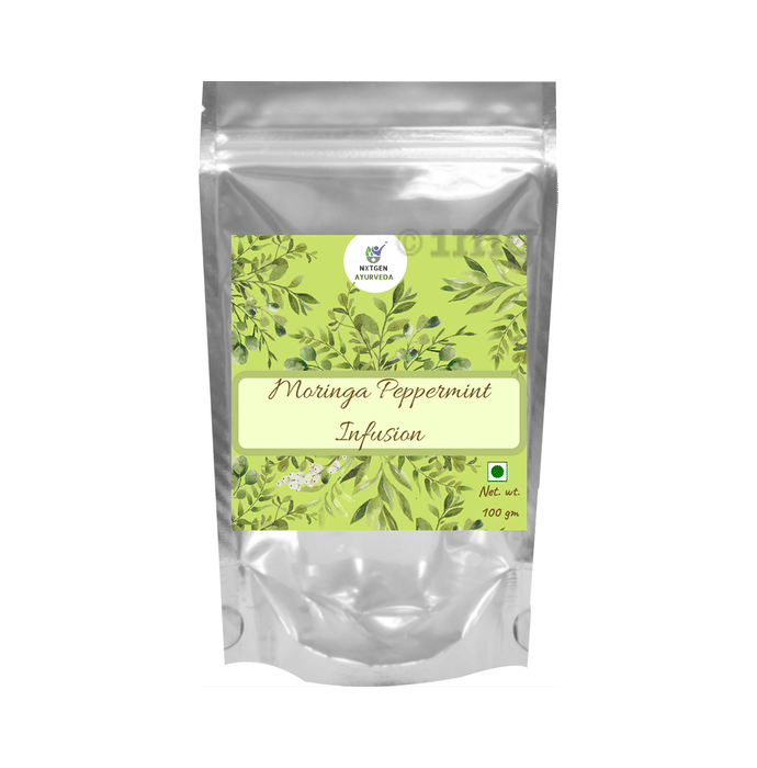 Nxtgen Ayurveda Moringa Peppermint Infusion Buy packet of 100 gm Pack