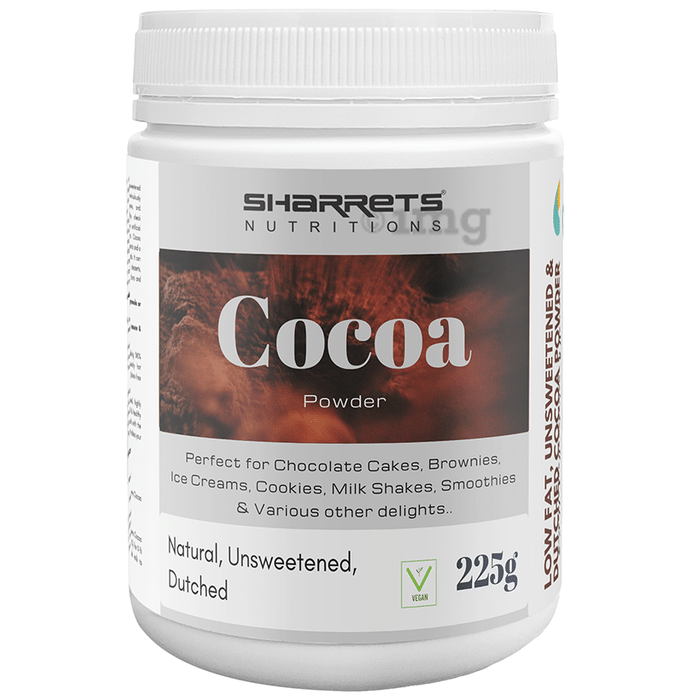 Sharrets Nutritions Cocoa Powder (225gm Each) Unsweetened