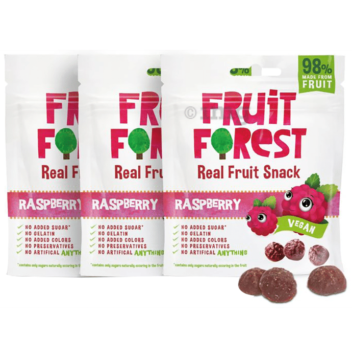 Fruit Forest Real Fruit Snack (30gm Each) Raspberry