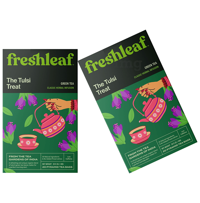 Freshleaf The Tulsi Treat Green Tea Bag (20 Each)
