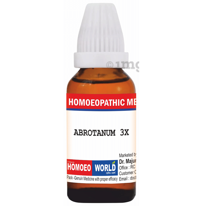 Dr. Majumder Homeo World Abrotanum Dilution (30ml Each) 3X