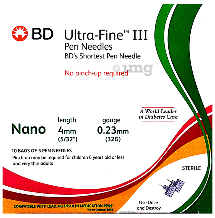 BD Ultra Fine 3 Nano Pen Needle