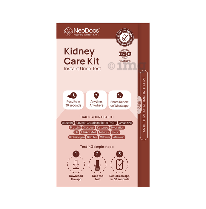 NeoDocs Kidney Care Urine Test Kit Buy box of 1 Pack at best price in