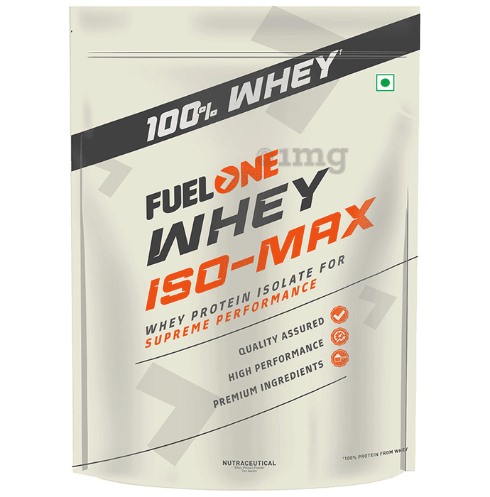Fuel One Whey Iso-Max Protein Isolate | No Added Sugar |  Powder Chocolate